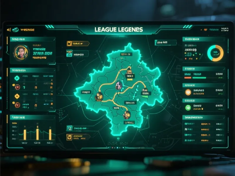 英雄联盟赛事数据分析面板